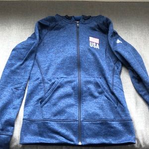USA Volleyball Adidas Women’s Zip-Up Hoodie